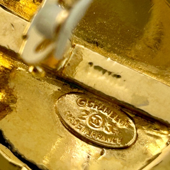 Chanel Gold Button Earrings - Picture 5 of 7